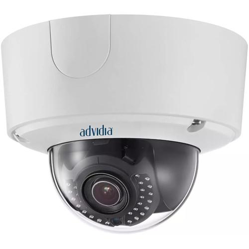 Advidia 6MP Vandal-Resistant Outdoor Network Dome Camera with 2.8 to 9mm Varifocal Lens & Night Vision