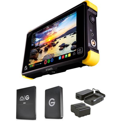 Atomos Shogun Flame with 512GB G-Technology SSD and Power Kit