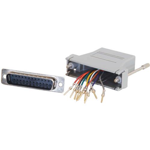 C2G 10-Pin RJ45 Female to DB25 Male Modular Adapter