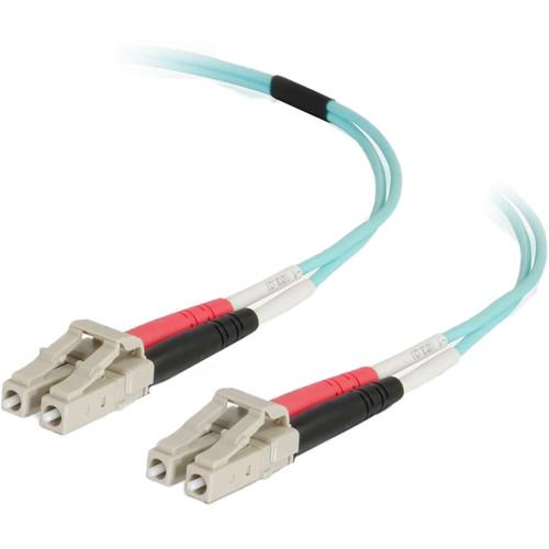 C2G 50 125 LC Male to SC Male Multimode Fiber Optic OM4 Cable