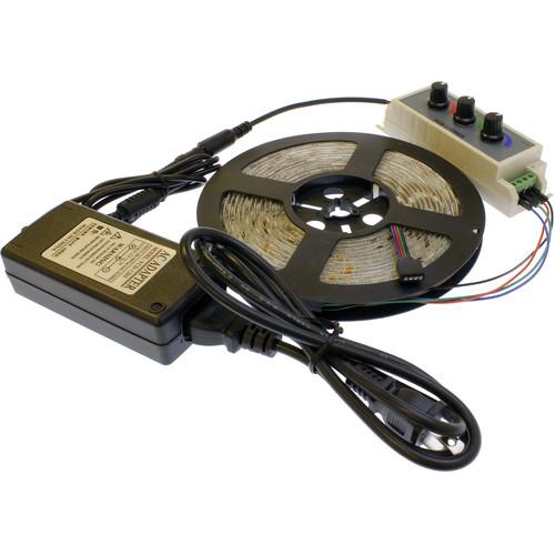 Cavision Color LED Strip and RGB Dimmer Package