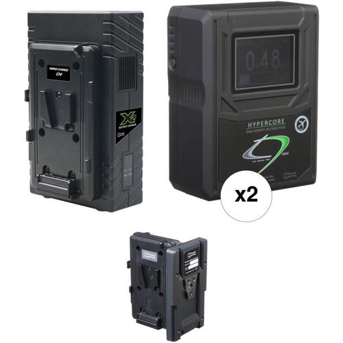 Core SWX 2 x HC9 Mini Battery Kit with Hot Swap Plate & Dual Charger