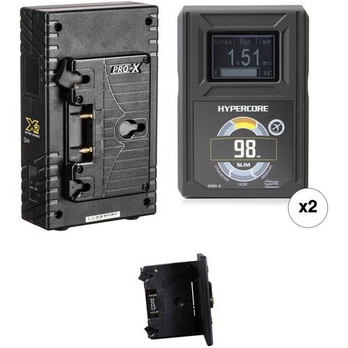 Core SWX 2 x Hypercore Slim 98Wh Battery Kit with Hot Swap Plate & Dual Charger