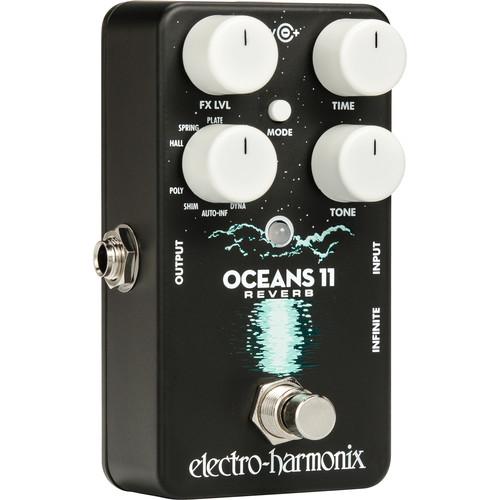 Electro-Harmonix Oceans 11 Reverb Pedal for Electric Guitar