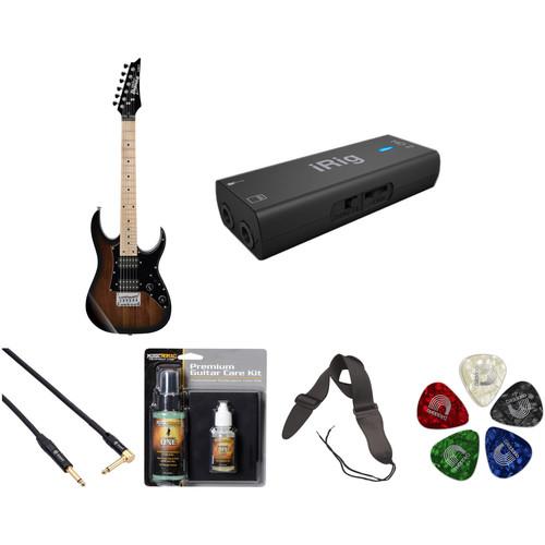Ibanez GRGM21M miKro Series Electric Guitar Starter Recording Kit
