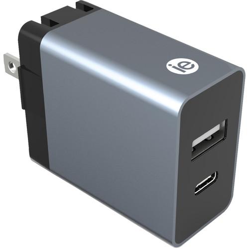 iEssentials 3.4A USB Type-A & USB Type-C Wall Charger