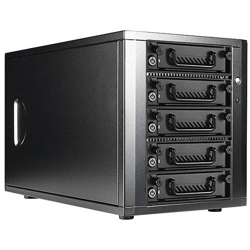 iStarUSA 5-Bay SATA 6.0 Gb s eSATA-Port Multiplier Hotswap JBOD Enclosure with 250W Power Supply
