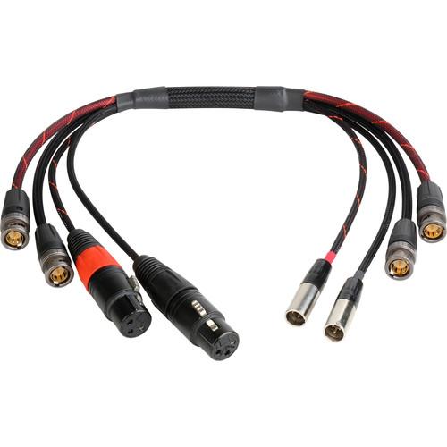 Laird Digital Cinema Multi-Channel 6G SDI Coax & Audio Interface Cable for BlackMagic Video Assist Monitor