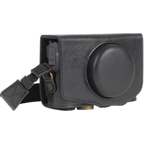 MegaGear Ever Ready Leather Camera Case for Canon PowerShot SX730 HS