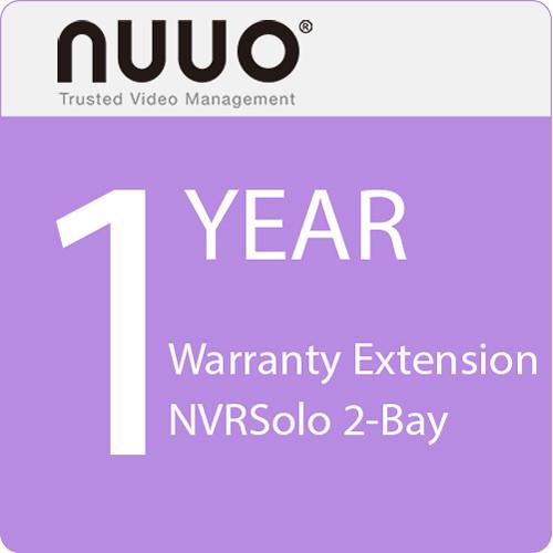 NUUO 1-Year Warranty Extension for NVRSolo 2-Bay