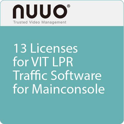 NUUO 13 Licenses for VIT LPR Traffic Software Dongle for Mainconsole