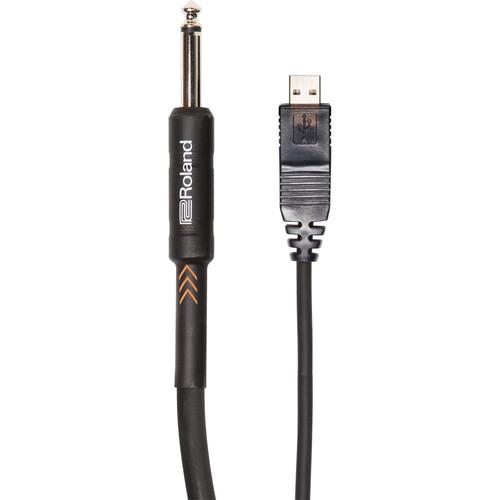 Roland Black Series 1 4" Male to USB Type-A Cable