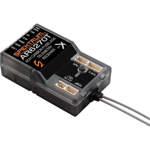 Spektrum AR6270T 6-Channel Carbon Fuse Telemetry Receiver