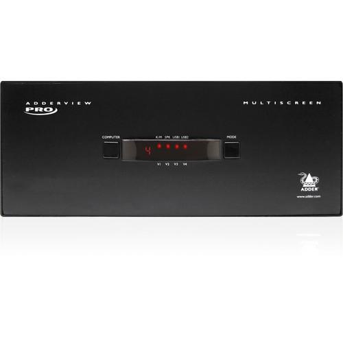 Adder ADDERView 4 PRO Dual-Link DVI-I Video & Peripheral Switch