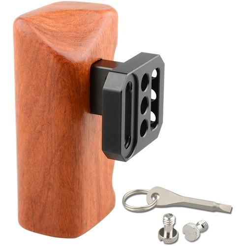 CAMVATE Left Hand Wood Handle Grip for Panasonic GH Series Cages