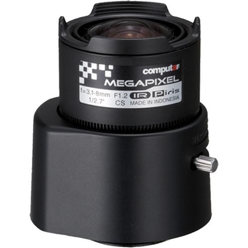 computar AG3Z3112KCSMPIR 3MP CS-Mount Day Night 3.1-8mm Varifocal Lens with 2.6x Zoom