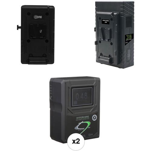 Core SWX HyperCore HC9 Mini Two-Battery Kit for Sony FS7 with X2S Vertical Charger