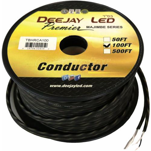 DeeJay LED Twisted RCA Cable Roll