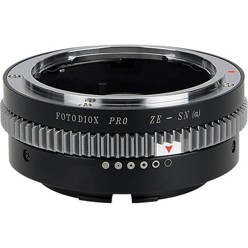 FotodioX Pro Mount Adapter for Mamiya ZE-Mount Lens to Sony A-Mount Camera