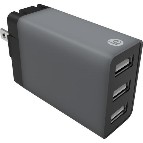 iEssentials 4.1A 3-Port USB Type-A Wall Charger