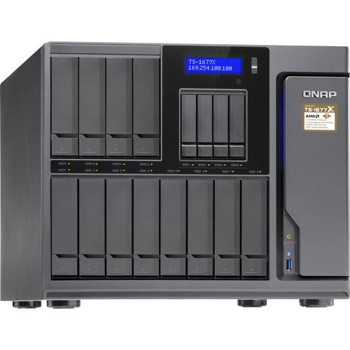 QNAP 12 Bay NAS AMD Ryzen 7 1700 8-Core 3.0Ghz 64GB Ram Sata6G 4 X 1GBe 2 X 10GBe 40GBe-Ready