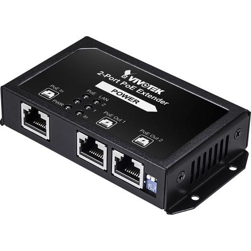 Vivotek 2-Port Indoor FE 95 60 30W PoE Extender for VIVOTEK Network Cameras