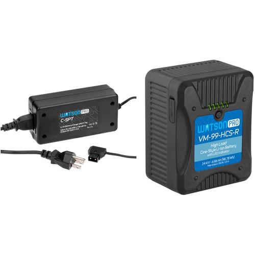 Watson Pro Cine High-Load V-Mount Battery Kit with D-Tap Charger