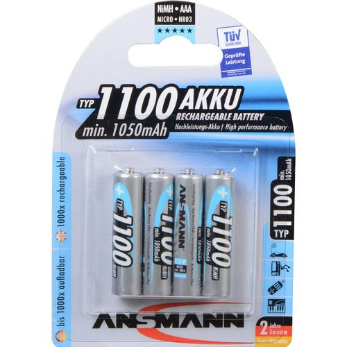 Ansmann AAA Rechargeable NiMH Batteries