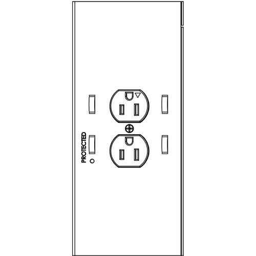 Chief PAC526 2-Plug In-Wall Retro Power Kit