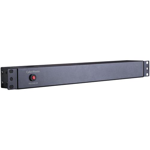 CyberPower PDU16A 100-125 50 60Hz Nema 5-20P Plug , 10-Out 5-20R, Rackmount 1U, 15