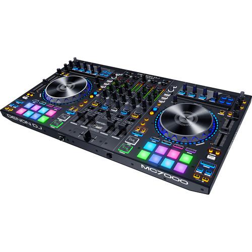 Denon DJ MC7000 4-Channel Serato DJ Controller Digital Mixer with Dual USB