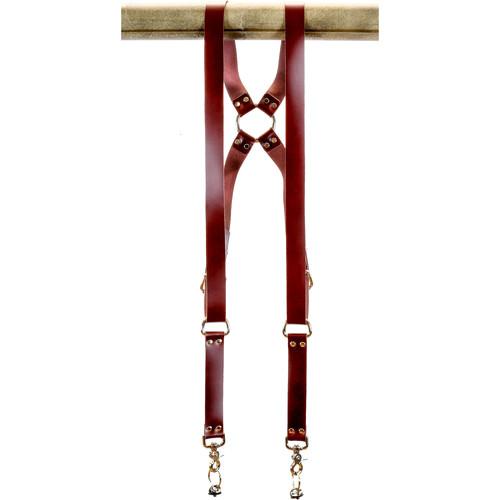 Funk Plus Latigo Leather Ring Back Harness with 1.25" Wide Straps