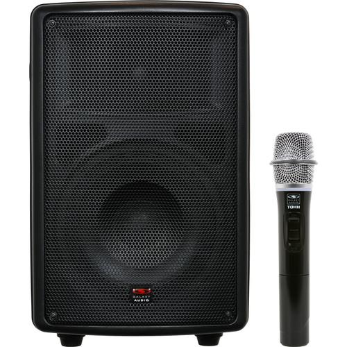 Galaxy Audio TQ8-40H0N Traveler Quest 8" Speaker with Wireless Handheld Microphone