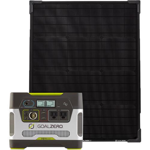 GOAL ZERO Yeti 400 Portable Power Station & Boulder 50 Solar Panel Kit