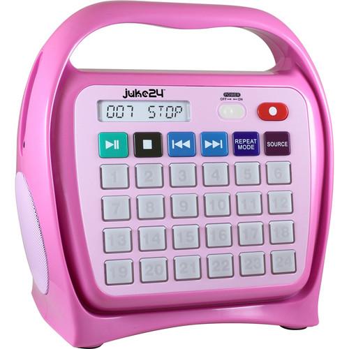 HamiltonBuhl Juke24 Portable Digital Jukebox with CD Player and Karaoke Function