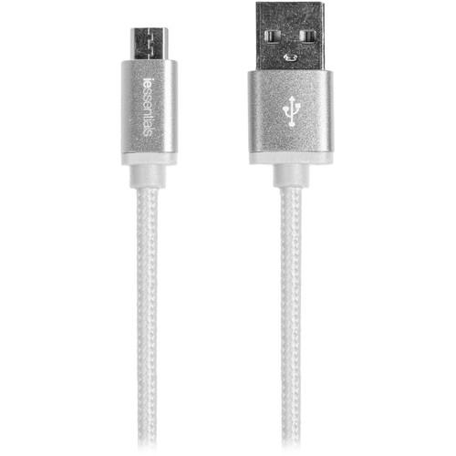 iEssentials Tangle-Free Charge & Sync Micro-USB Cable