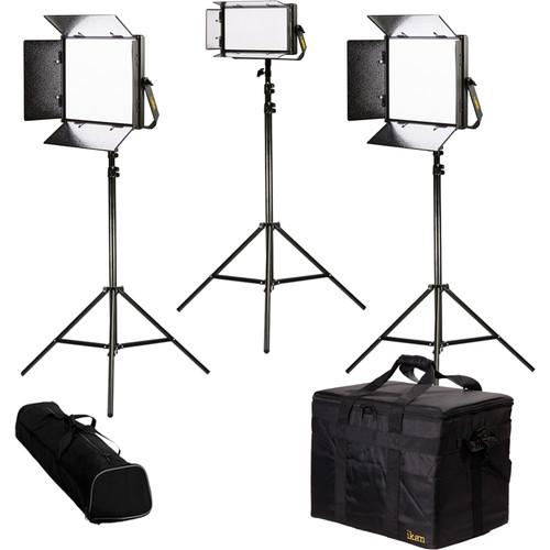 ikan Lyra Daylight 3-Point LED Soft Panel Light Kit with 2 x LW10 and 1 x LW5