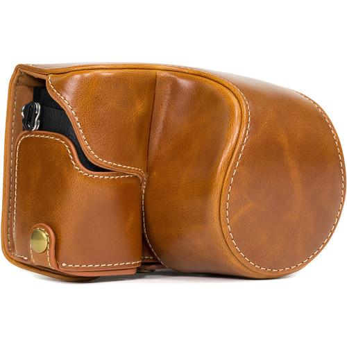 MegaGear MG986 Ever Ready Leather Case with Bottom Opening for Sony a6300 ILCE-6300 a6000