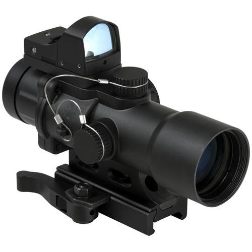 NcSTAR 3.5x32 CPO Riflescope with Micro Green Dot Sight