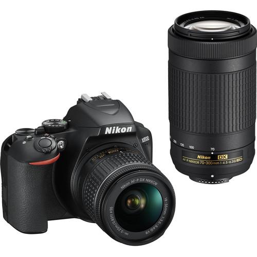 Nikon D3500 DSLR Camera with 18-55mm and 70-300mm Lenses