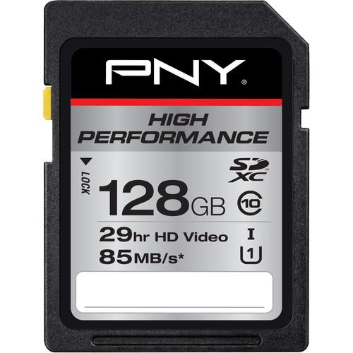 PNY Technologies 128GB High Performance UHS-I SDXC Memory Card