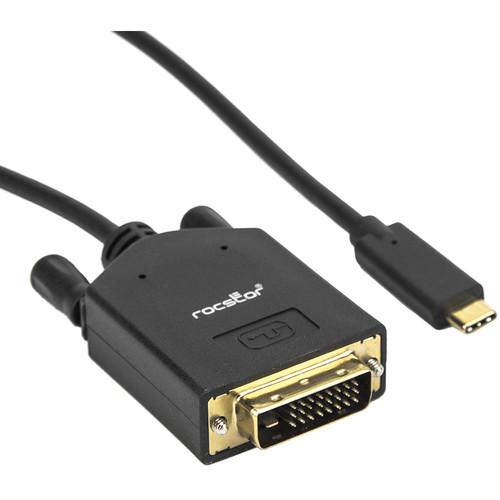 Rocstor Rocpro USB Type-C Male to DVI-D Male Cable