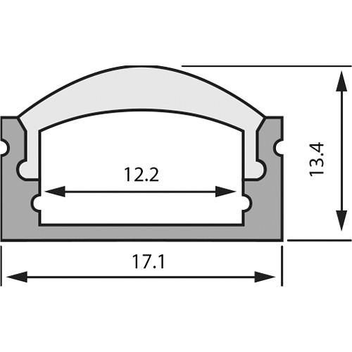 Rosco RoscoLED Tape Rectangular Profile - 1713 Kit with 60° Lens