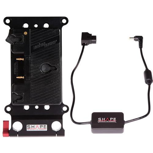 SHAPE Gold Mount Battery Cheese Plate for Panasonic AU-EVA1 & Sony FS7 FS5