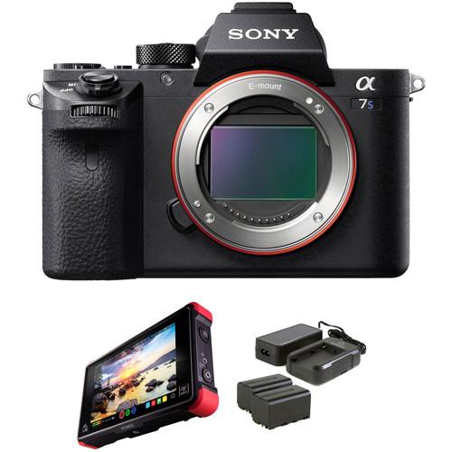 Sony Alpha a7S II Mirrorless Digital Camera with Atomos Ninja Flame Monitor Kit