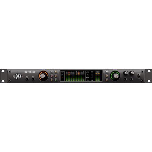 Universal Audio Apollo x8 Rack-Mountable Thunderbolt 3 Audio Interface with Real-Time UAD Processing