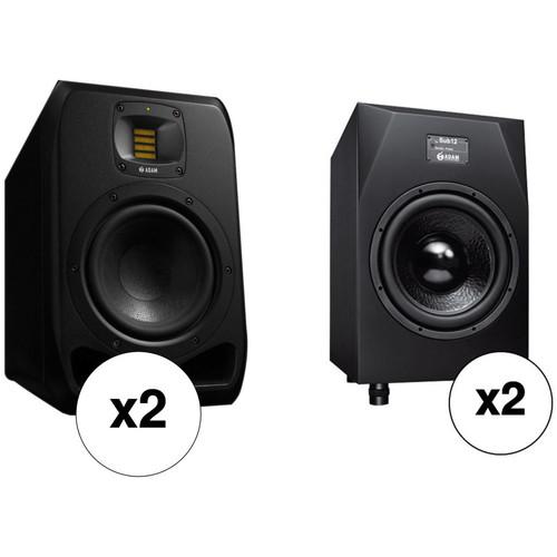 Adam Professional Audio The Hamburg Matched 2.2 System with 7" 2-Way Monitors and 12" Subwoofers
