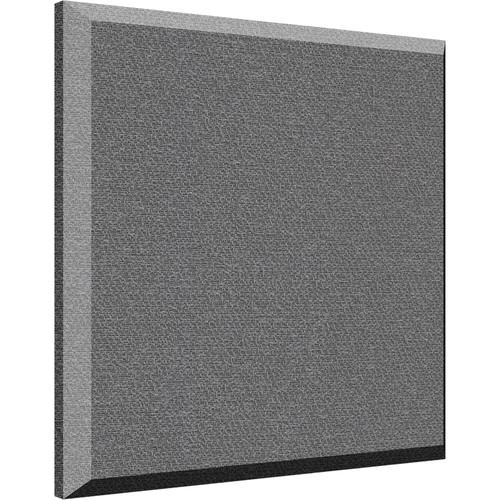 Auralex 2" X 24" X 24" Panel, Beveled Edge, Slate Fabric, 4 Cloud Anchors - Tier 3