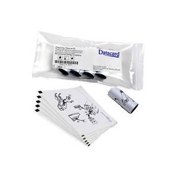 DATACARD Cleaning Kit with 5 Cleaning Sleeves and 5 Cleaning Cards for Non-Mag Units