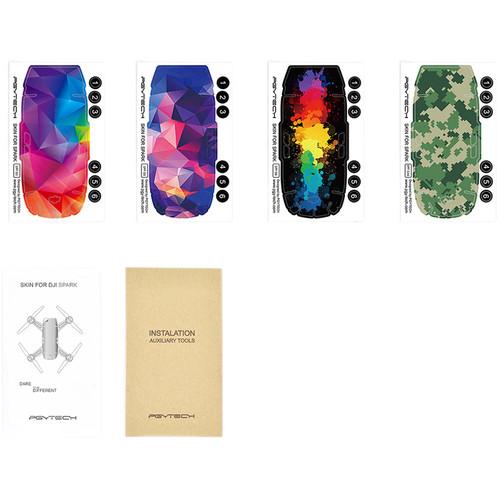 DJI 4-Pack PGYTECH Skin for Spark Quadcopter